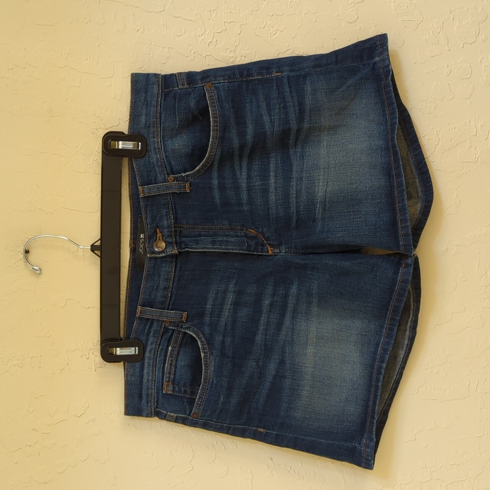 Joe's Jeans Denim Stretch Mid Rise Shorts in Melodie Size 31